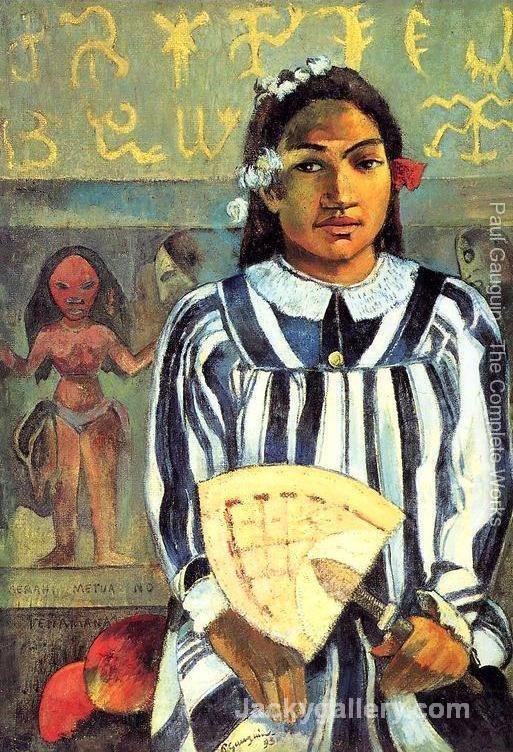 Marahi Metua No Tehamana Aka Tehamana Has Many Ancestors by Paul Gauguin paintings reproduction